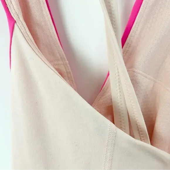 Lululemon Open Soul Halter Neck Tank Parfait Pink Pinkelicious Size 4 - Picture 7 of 7